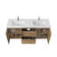 70-7 / 8 po L 19,5 / 8 po D Meuble-lavabo autoportant avec comptoir en résine-112301348