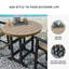 Table de bar en plastique Chrisann