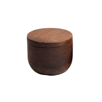 Kambur Walnut Wood Spice Jar