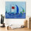 "Chutes" Epic Graffiti par Curt Crain, art mural sur toile, 24 po x 20 po