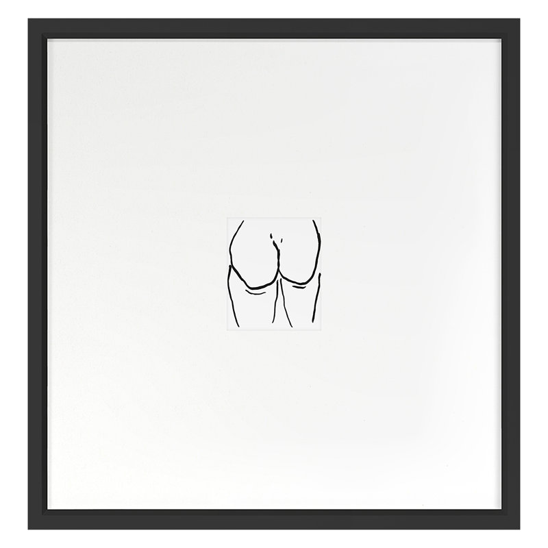 «Booties 2» par Kate Roebuck - impression d'un seul cadre, Cadre noir