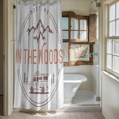 Rideau de douche d'extérieur 1 pièce