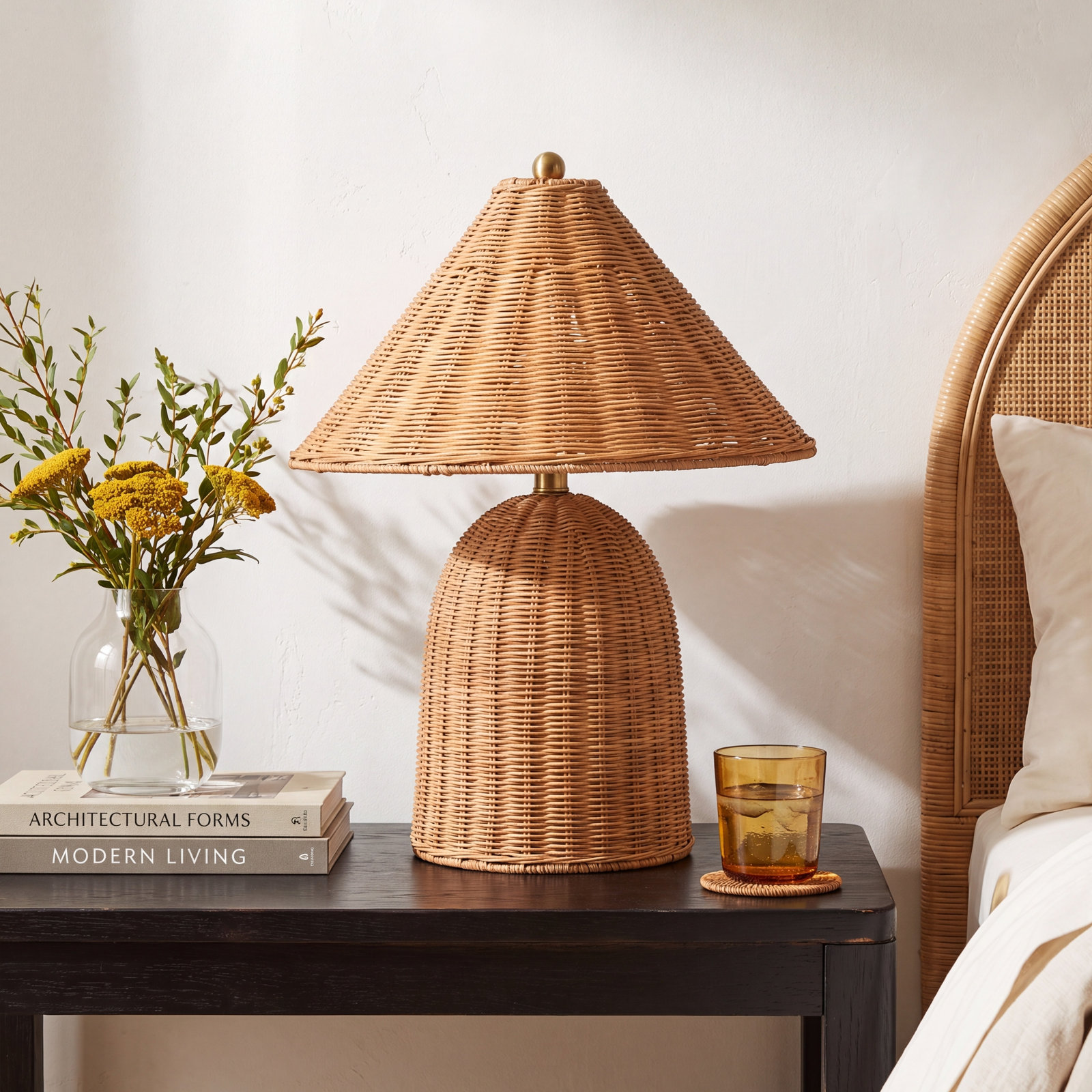 Rattan Desk Lamp