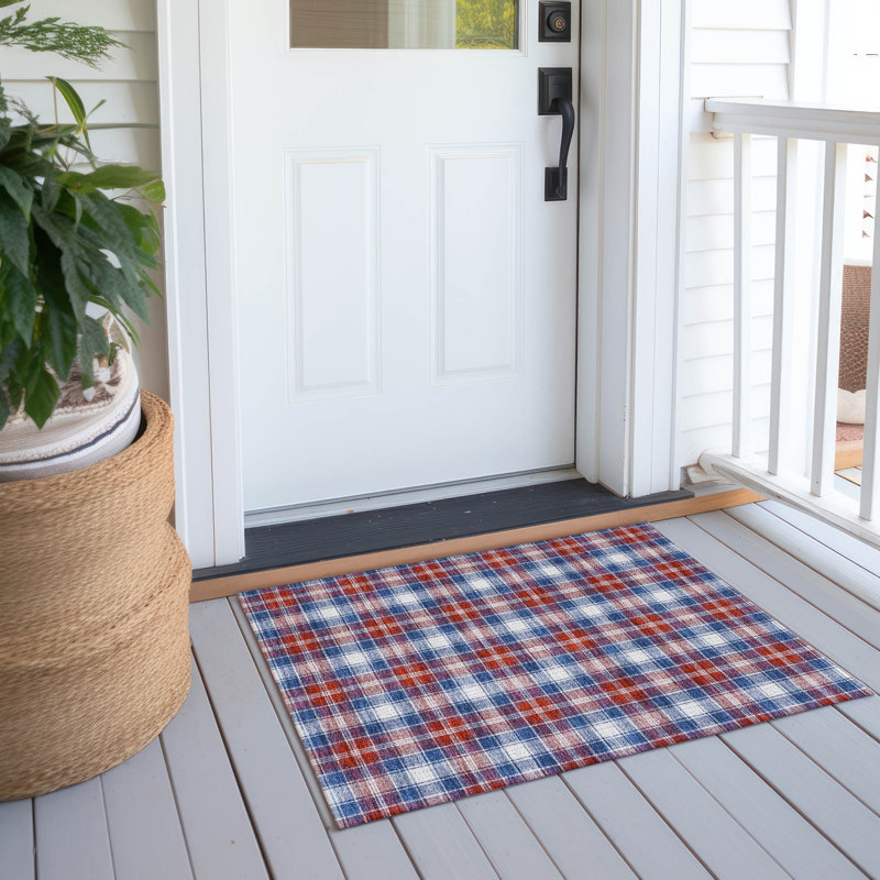 Machine Washable Indoor/Outdoor Chantille ACN2755 Americana Rug, 2'6" x 3'10"