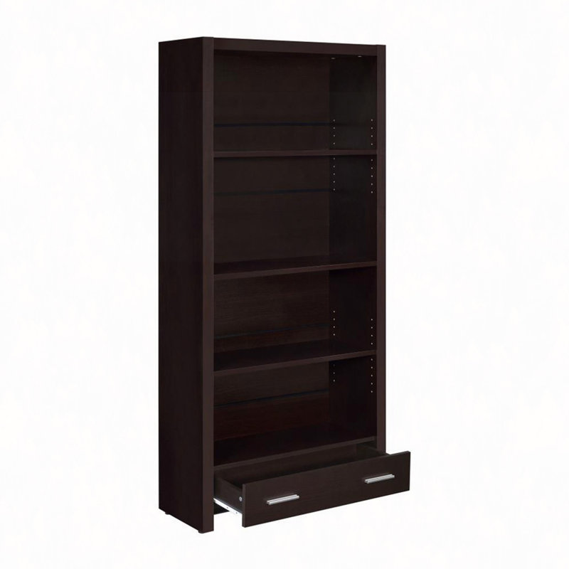 4-Shelf Bookcase With Storage Drawer