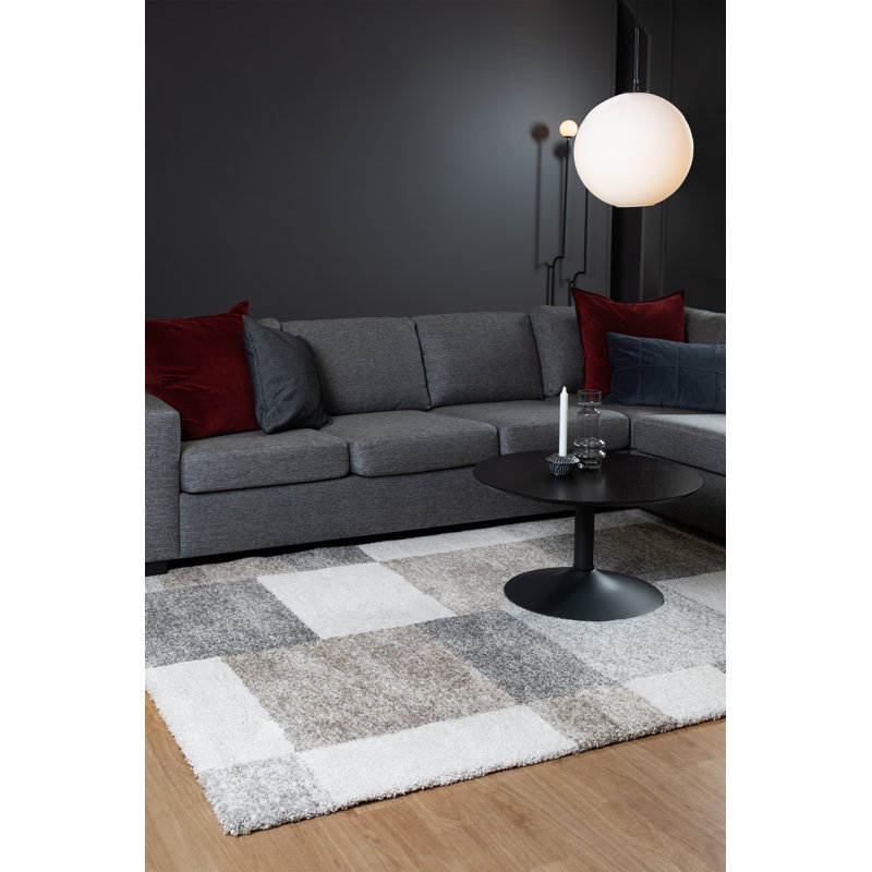Lacey-Summer Machine Woven Beige/Grey Indoor Rug, Rectangle 160 x 230cm