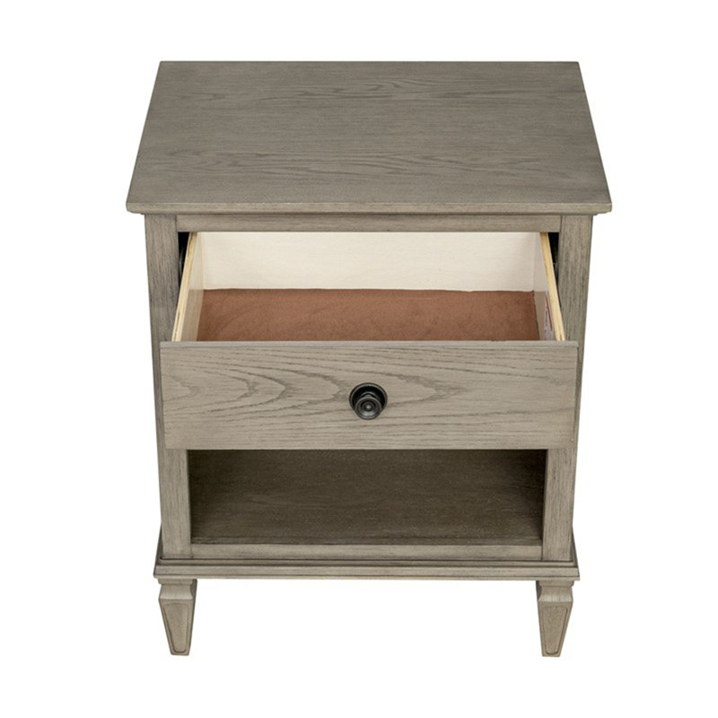 Table de chevet Victoria, Gris