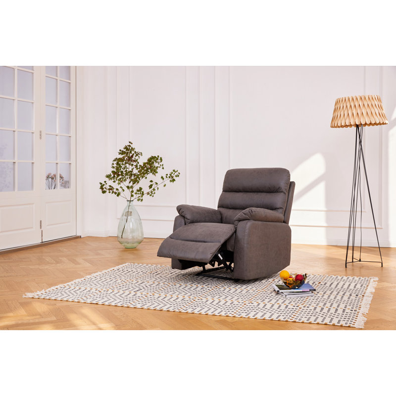 Kearrah 88cm Wide Standard Recliner, Grey