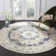 Annette Oriental Ivory/Blue Area Rug