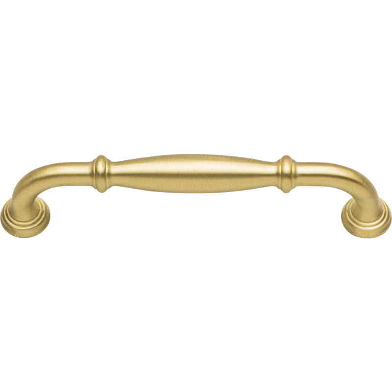 Tiffany Bar Pull, Brushed Gold, 3 3/4"
