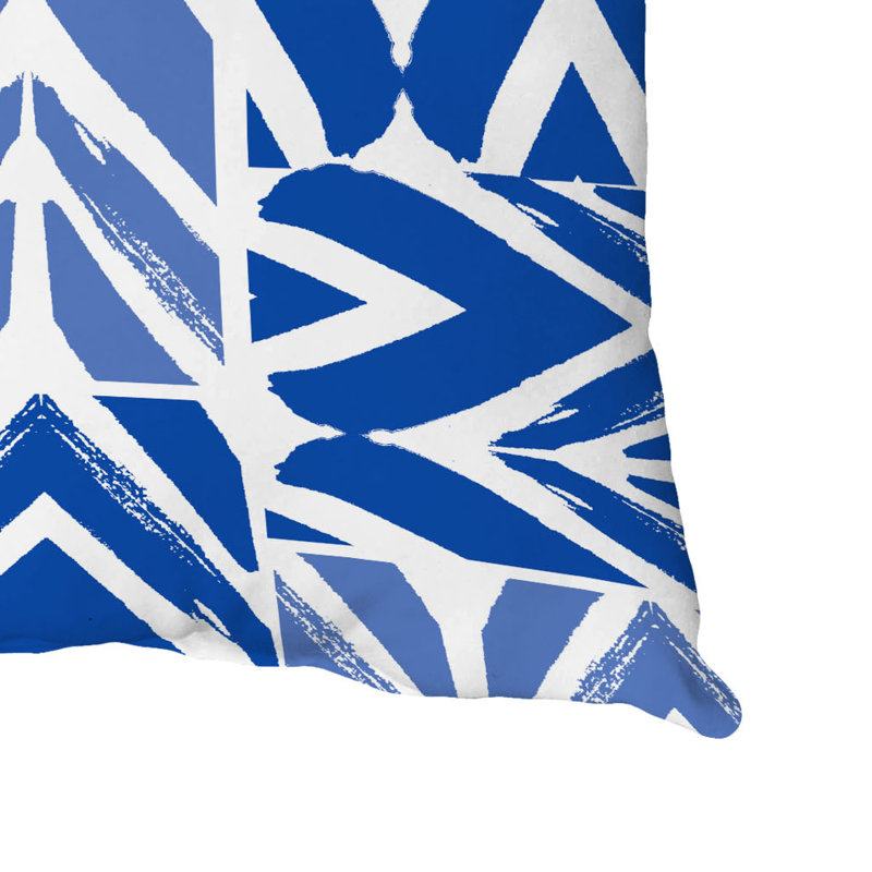 Housse de coussin carré et insert, 16" x 16", Bleu