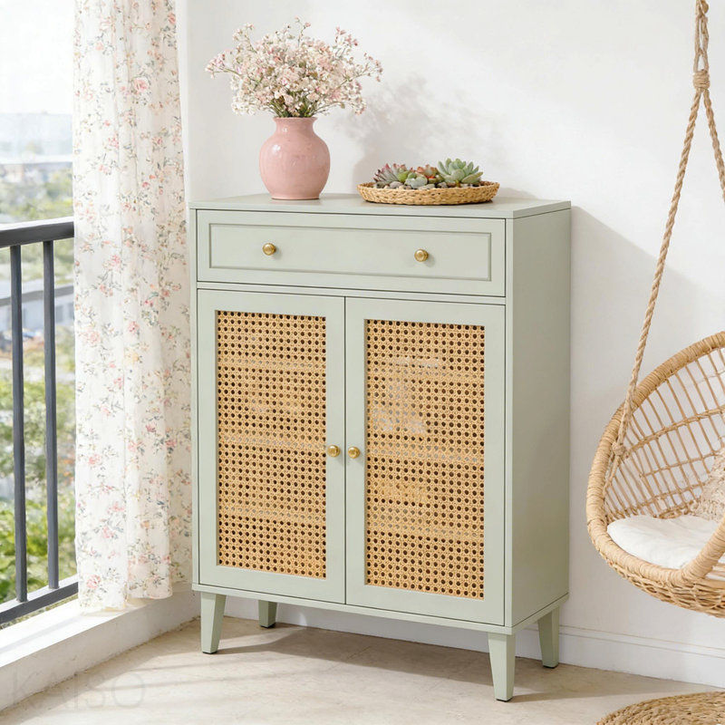 Range-chaussures de style nordique, armoire à chaussures chic, armoire spéciale