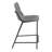 Upholstered Counter Stool with Metal Frame-1946632723