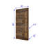 Porte de grange en bois peint à panneaux L Series sans trousse de quincaillerie d'installation-86175949-86215426