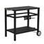 2-shelf Outdoor Grill Table With Wheels