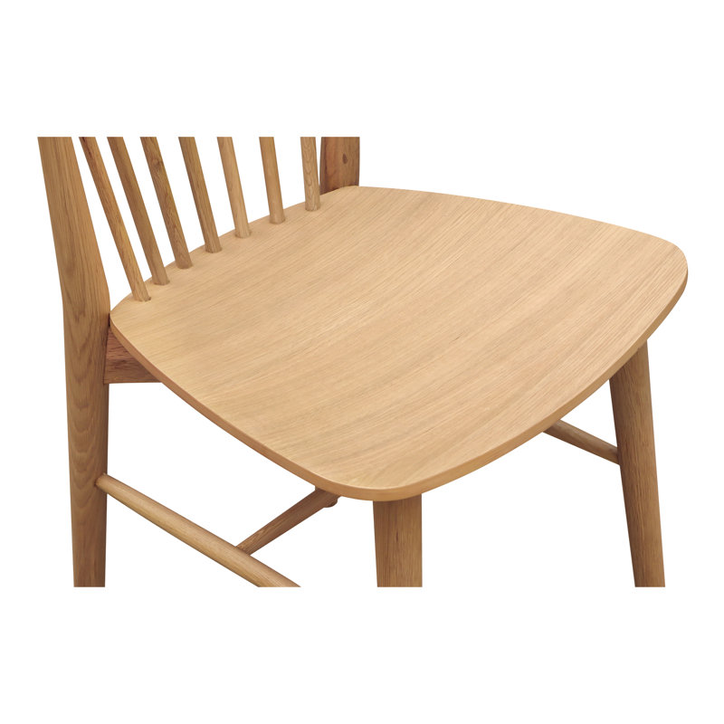 Marley Dining Chair Walnut-Set of Two, Oak