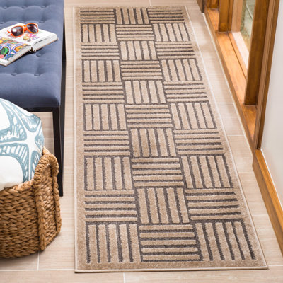 Zaniyah Performance Checkered Rug