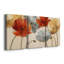 Palette de coquelicot revisitée - Toile tendue avec châssis de qualité supérieure - prête à être accrochée-1853196295