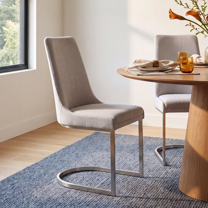 Eloise 19.5'' H Linen Upholstered Side Chair