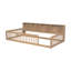 Lit en bois de taille XL avec armoires de rangement et ports USB-1020277997
