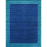 Hand Woven Cotton and Wool Area Rug
