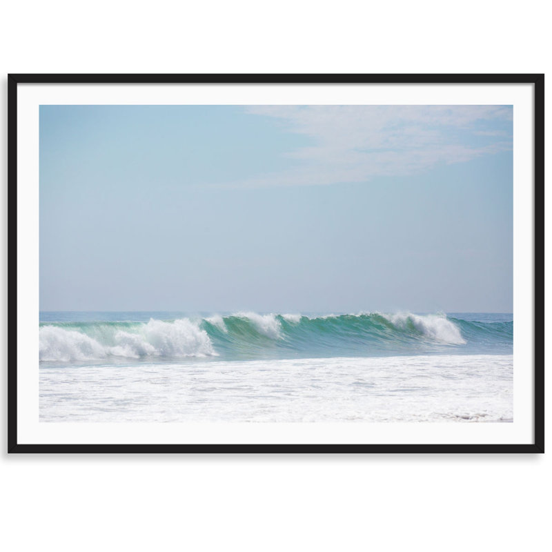 Carly Tabak " Crystal Cove Newport " by Carly Tabak, Black Wood, 25" W x 18" H