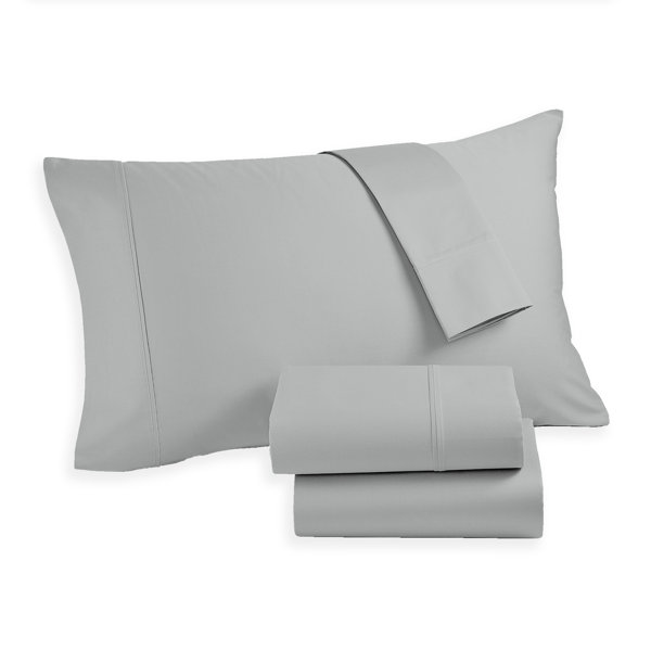 Alco Woven White Modern Throw Pillow with Down-Alternative Insert