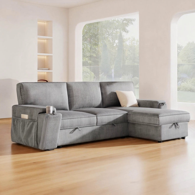 Canapé-lit modulaire avec sacs de rangement Upholstery