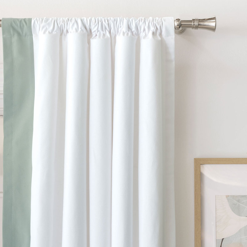 Camille Room Darkening Curtain, Left, 48" W x 84" L