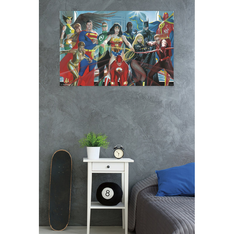 « justice league-elite », impression sur papier