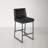 Zest Upholstered Counter Stool with Metal Frame-397742503