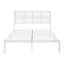 Eastern Platm Bedmetal Frame Finish Faux Cane Headboard