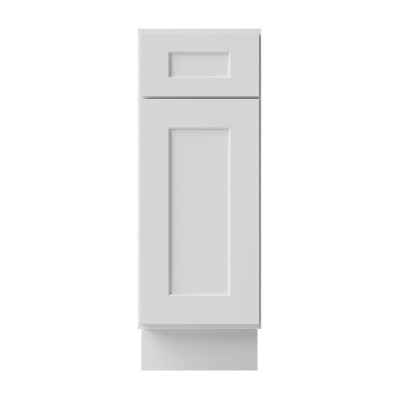 Armoire de cuisine en bois massif prêt à assembler Sinber, Blanc, 12"