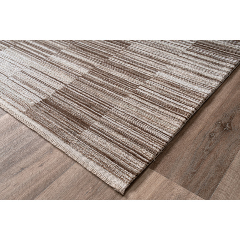 Tapis en coton rectangulaire rectangle, Rectangle 6 pi 6 po x 9 pi 6 po