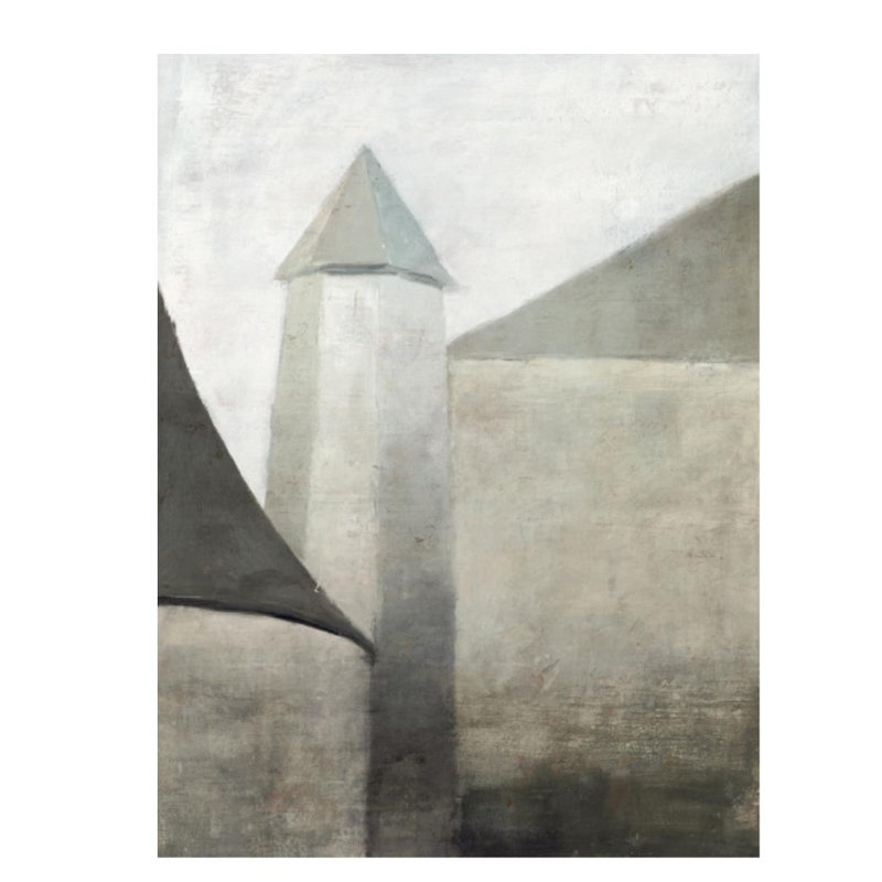 Châteaux par Emma Brooks - Peinture, Mat, H 40 po x l 30 po