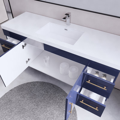 Ensemble de meuble-lavabo simple 59 po Berner