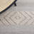 Ailiedh Vermont Flat Weave Wool/Cotton Striped Rug in Beige/Ivory-1404497668