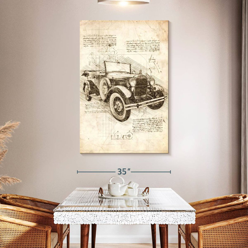 Mehar Old Ford Model T, 51" H x 34" W