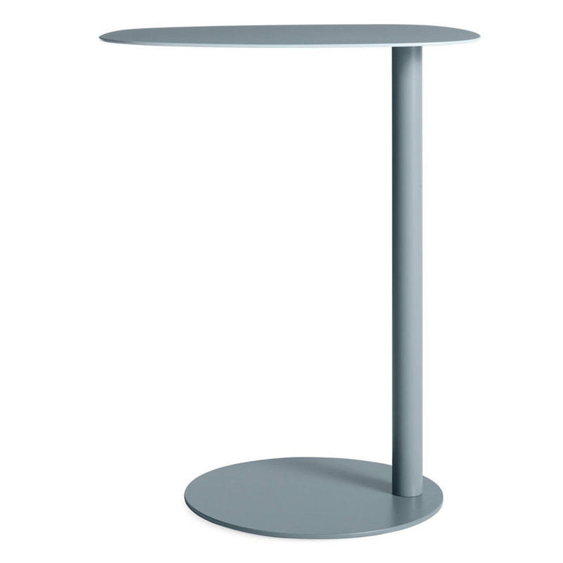 Swole Single End Table, 25" H x 20" W x 15" D, Gray Blue