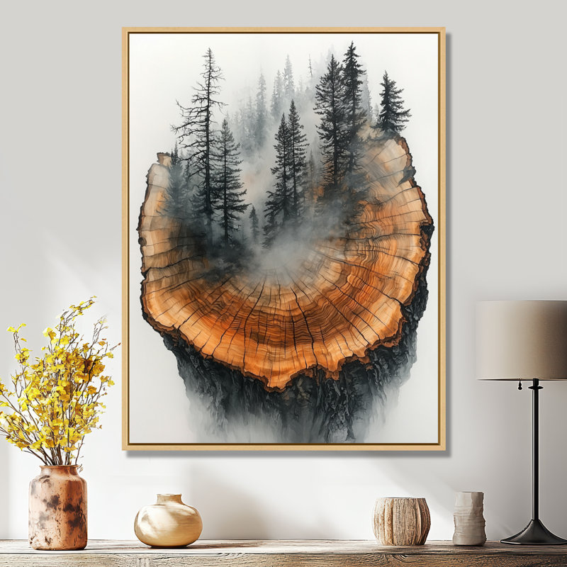 Sheatown Winter Pure Mountain Nature Landscape II - art mural paysage, H 32 po x l 24 po, Impression encadrée flottante
