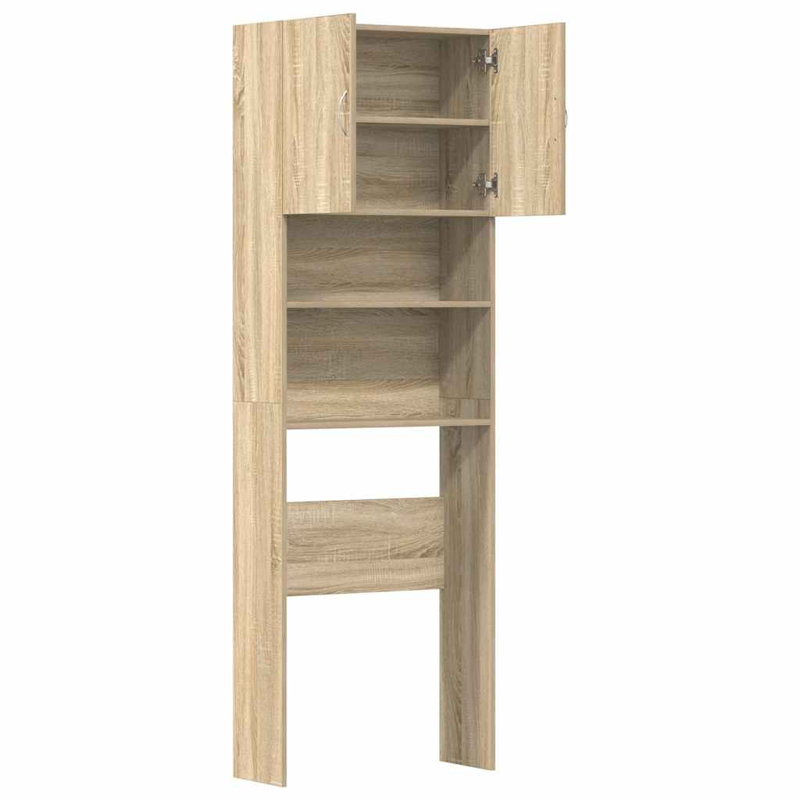 Engineered Wood Freestanding Bathroom Cabinet, Sonoma Oak