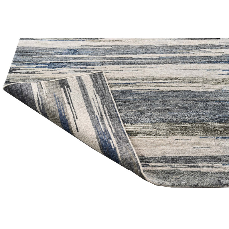 Moroccan Handmade Wool Area Rug, Rectangle 10' x 14'
