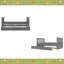 Lit plateforme simple avec tiroirs et lit gigogne, lit de jour en bois massif, sans sommier-1071223620