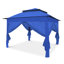 11 pi. L 11 pi. D Pavillon de jardin instantané en acier avec mur uni-86915906-86915905