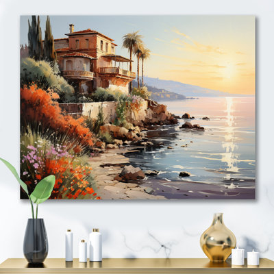" Spain Sunset Coastilne "