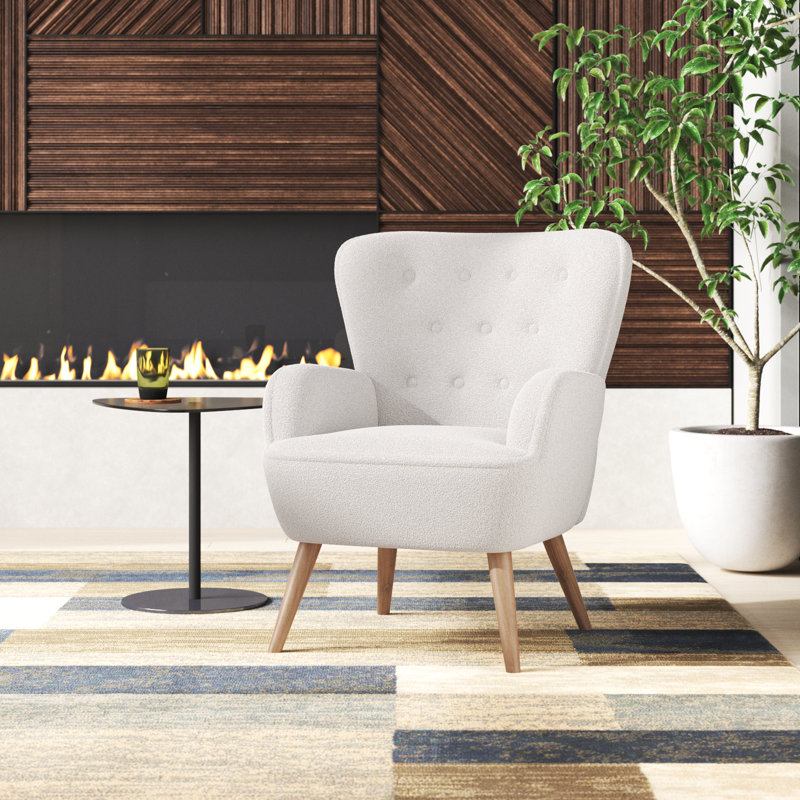 Fauteuil Arjo, Polyester blanc