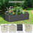 Galvanized Steel Raised Garden Bed Kit – Heavy-Duty 6x3x1FT Rectangular Outdoor Planter Box for Vegetables, Flowers, Herbs (Gray, 2-Pack)-1925343717-1925343716-1925343707