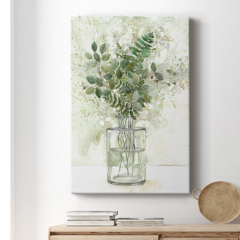 Delicate Greenery I " Delicate Greenery I ", 36" H x 24" W x 1.5" D
