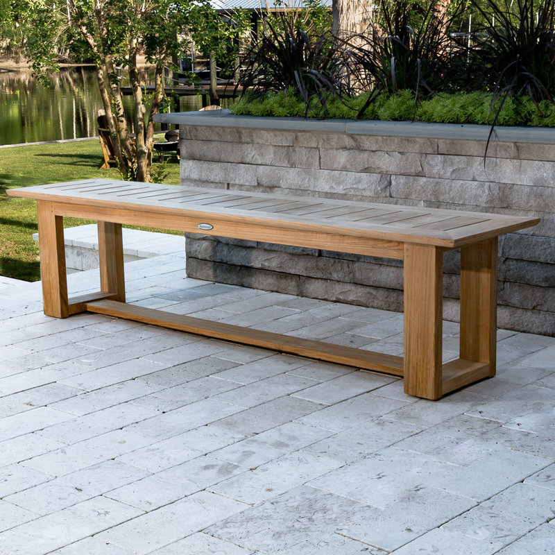 Outdoor Teak Dining Bench