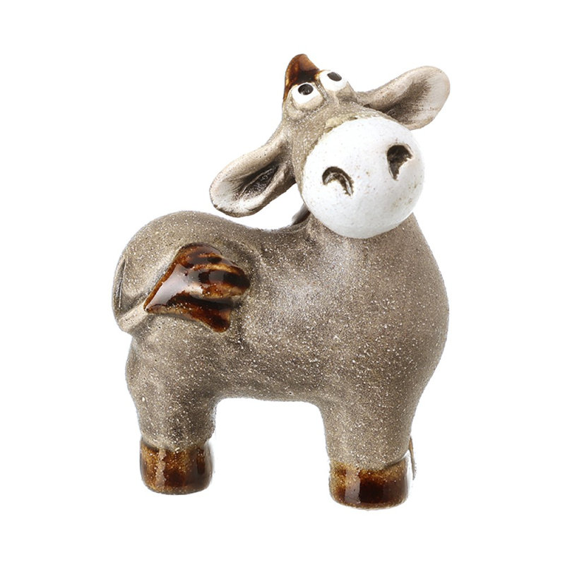 Figurines & Sculptures, Light Brown/White